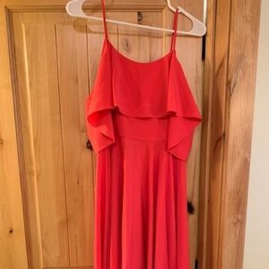 Red CeCe OTS Shift Dress (Sm)